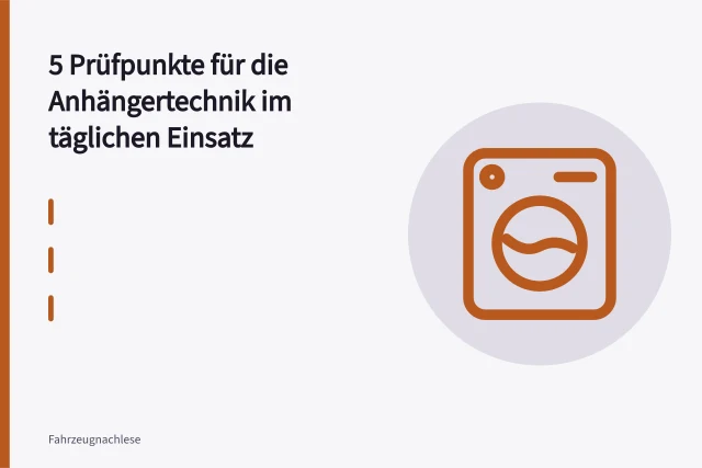 Anhängerkupplung mit Sicherungsbügel, Abreißseil und Unterlegkeil am Nutzfahrzeug-Anhänger. 5 Prüfpunkte für die Anhängertechnik im täglichen Einsatz