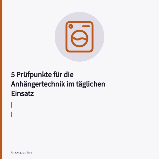 Anhängerkupplung mit Sicherungsbügel, Abreißseil und Unterlegkeil am Nutzfahrzeug-Anhänger. 5 Prüfpunkte für die Anhängertechnik im täglichen Einsatz