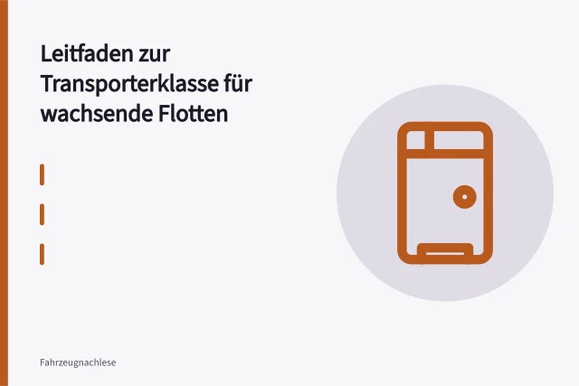 Transporter der 3,5- und 7,5-Tonnen-Klasse beim Beladen mit Paletten. Leitfaden zur Transporterklasse für wachsende Flotten