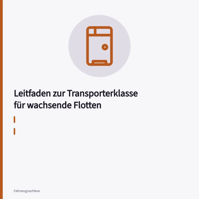 Transporter der 3,5- und 7,5-Tonnen-Klasse beim Beladen mit Paletten. Leitfaden zur Transporterklasse für wachsende Flotten