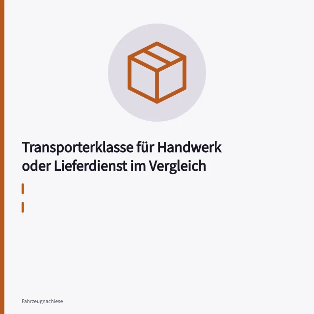 Weißer Sprinter Kastenwagen mit Hochdach und geöffneter Schiebetür im Lieferdienst. Transporterklasse für Handwerk oder Lieferdienst im Vergleich